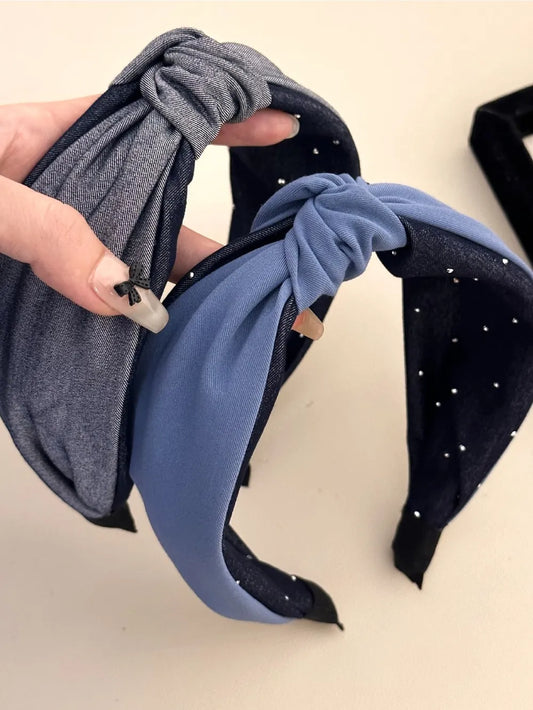 Product image of Knotted Polyester Wide Headband from H&N Hearts online boutique