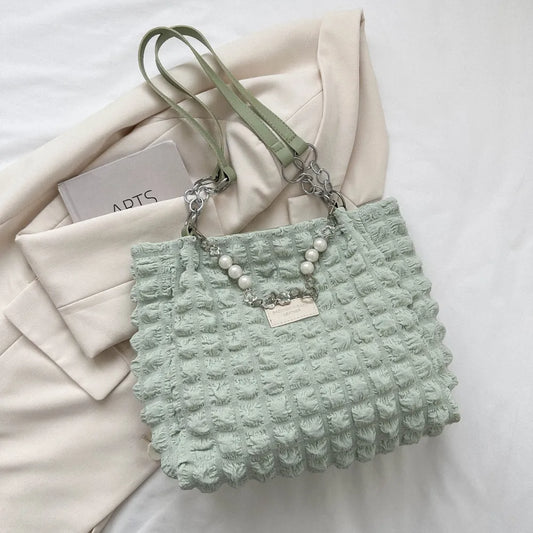 Product image of Bubble Textured Tote Bag from H&N Hearts online boutique